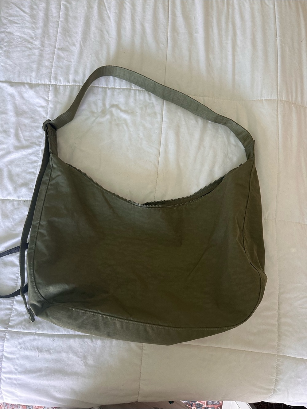 Baggu Large Crescent Bag in Caper
